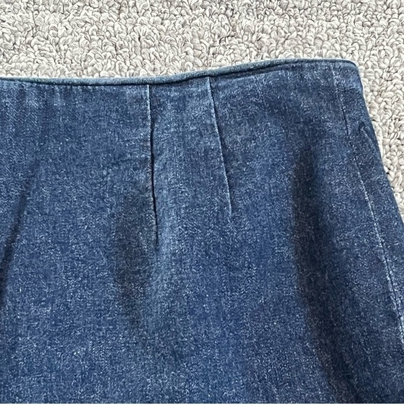 Brooks Brothers Jeans Womens 6 Blue Pull On Tapered Denim Size Zipper Stretch - Picture 8 of 8